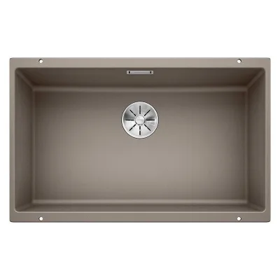 Blanco | Lavello una vasca SUBLINE 700-U 1518580 finitura tartufo da 73x46 cm - Sottotop