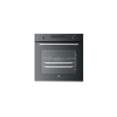 Master Kitchen Forno multifunzione da incasso OMK 13K2T SP BK finitura vetro nero da 60 cm