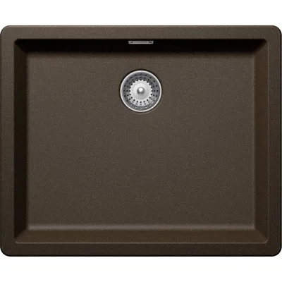 Schock Lavello una vasca GALAXY N100LU GALN100LU87 finitura bronze da 53x43 cm