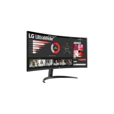 MONITOR LED LG ULTRAWIDE CURVO 34" VA WQHD 100Hz HDR10 FreeSync Tempo risposta 5ms Angolo di visione 178º