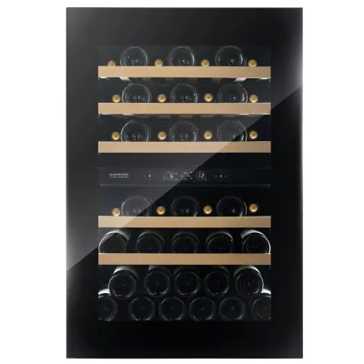 Dunavox Cantinetta vino da incasso/sottotop HORIZON-44.TO DVH-44.120DB.TO finitura nero da 59 cm