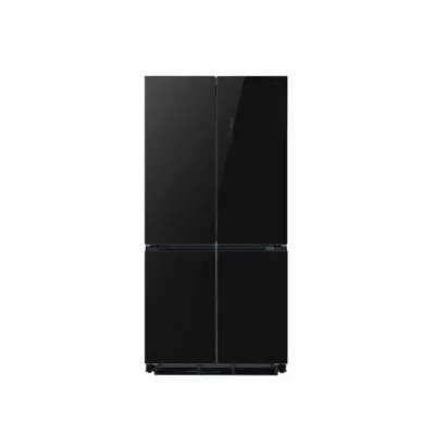 GRF Frigorifero side by side cross door ASLC916093BG1 finitura vetro nero da 91 cm