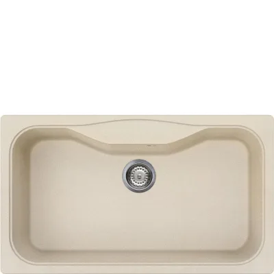 Smeg Lavello una vasca LSEG860AV2 finitura avena da 86 cm