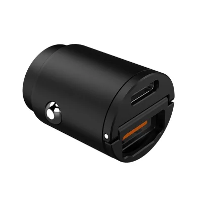 CELLY USB-A/USB-C CAR CHARGER 30W BLACK CCMINIUSBUSBCBK