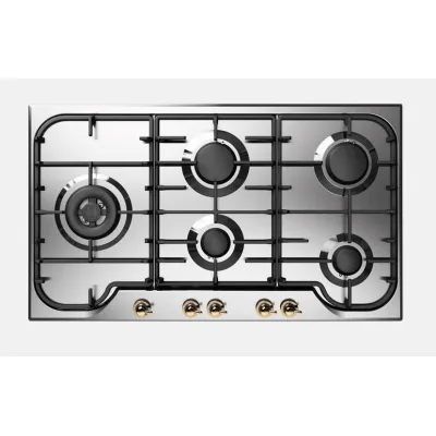 Ilve Piano cottura gas Nostalgie HCB90SDN in acciaio inox da 86 cm - IN PROMOZIONE FINO AL 6/07