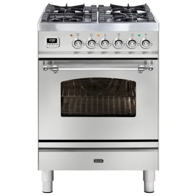 Ilve Cucina P06N da incasso Nostalgie P06DNE3 piano cottura 4 fuochi con dual da 60 cm - IN PROMOZIONE FINO AL 6/07
