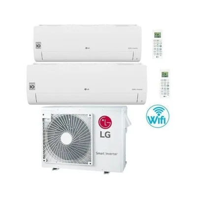 Climatizzatore Condizionatore LG Dual Split Inverter Serie Libero Smart 9+18 con MU3R19 UL0 R-32 Wi-Fi Integrato 9000+18000 -