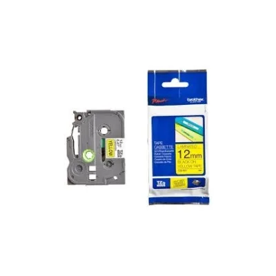 NASTRO ETICHETTE ORIGINALE LAMINATO BROTHER TZE631 Larghezza 12 mm x 8 metri