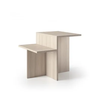 Maconi Tavolino Up and Down 1148 in legno da 60 cm e h. 50 cm serie Coffee Table collection