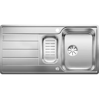 PRONTA CONSEGNA - Blanco | Lavello una vasca con vaschetta e gocciolatoio CLASSIMO 6 S-IF 1525328 in acciaio inox da 100x50 cm - Sopratop/Filotop