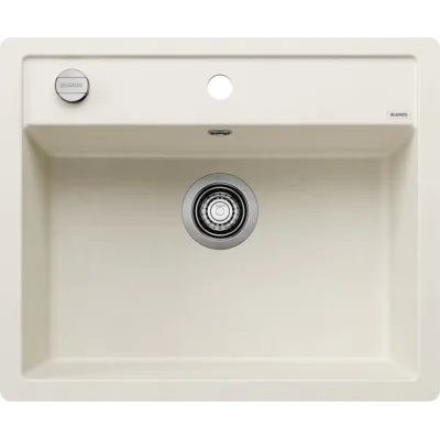 Blanco Lavello una vasca DALAGO 6-F 1527064 finitura soft white da 60.5x50 cm - Filotop