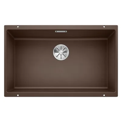 Blanco | Lavello una vasca SUBLINE 700-U 1518581 finitura caffè da 73x46 cm - Sottotop