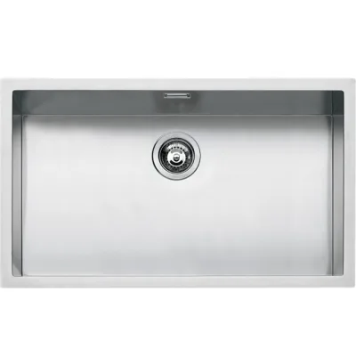 Barazza Lavello sottotop a una vasca QUADRA R15 1x7040S finitura inox satinato da 71x40 cm - IN PROMOZIONE FINO AL 6/07