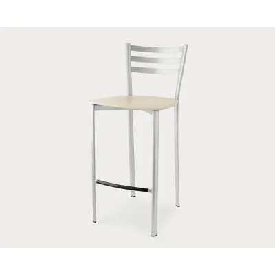 Connubia Sgabello Ace CB1329 con struttura in metallo e seduta a scelta da h. 92 cm - IN PROMOZIONE FINO ALL' 11/07