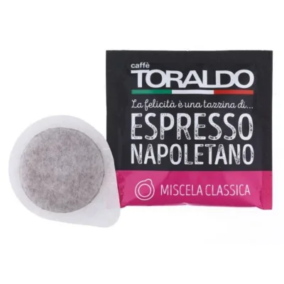 150 Cialde Miscela Classica Toraldo Caffè ESE 44mm