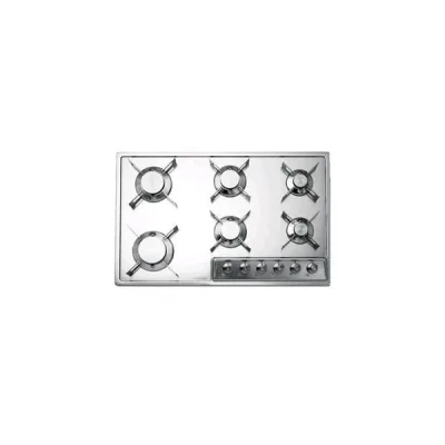 Alpes Piano cottura da appoggio a gas A 578/6G in acciaio inox da 78 cm
