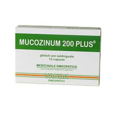 MUCOZINUM 200PLUS 12 CPS GLOB