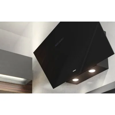 Airforce Cappa a parete aspirante F203 BL/A/90 CCF2039541 finitura nero da 90 cm