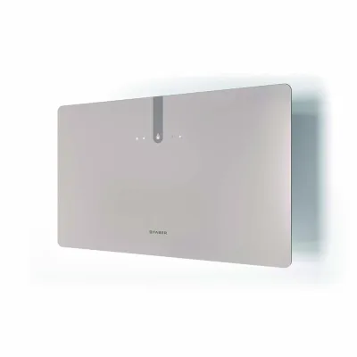 Faber Cappa a parete GLAM FIT ZERO DRIP PLUS SAND M A80 330.0615.736 finitura vetro sabbia opaco da 80 cm