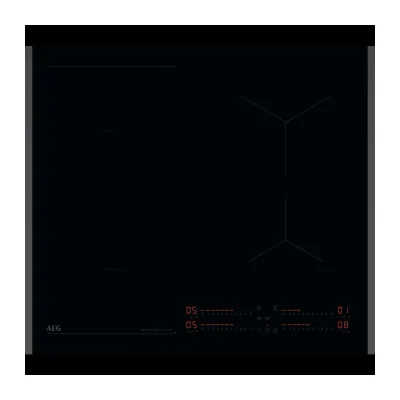 PRONTA CONSEGNA - AEG Piano cottura a induzione NII 64B30 FB in vetroceramica nero da 58 cm