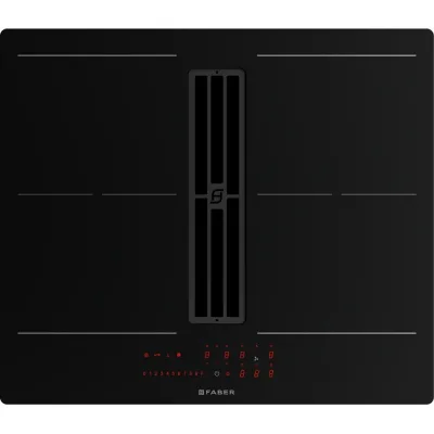 PRONTA CONSEGNA - Faber Piano cottura a induzione con cappa integrata filtrante GALILEO SLIM F600 340.0708.974 in vetroceramica nero da 60 cm