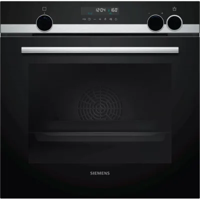 PRONTA CONSEGNA - Siemens Forno multifunzione pirolitico da incasso HR578G5S6 finitura nero e acciaio inox da 60 cm