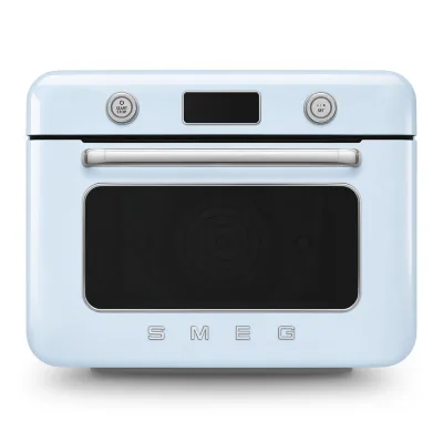 Smeg Forno combinato a vapore da appoggio COF01PBEU finitura azzurro da 50 cm - IN PROMOZIONE FINO AL 30/06