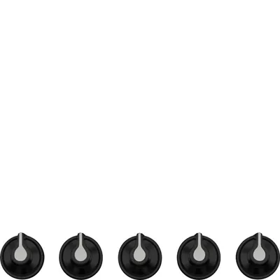 Smeg Set manopole 5MP1GOGB3 finitura nero