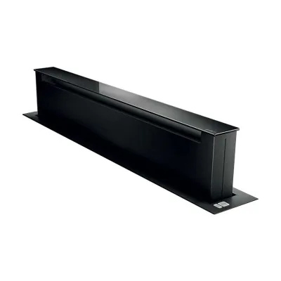 Elica Cappa filtrante downdraft PANDORA BL/F/90 PRF0120979 finitura nero e vetro nero da 90 cm - Con motore interno