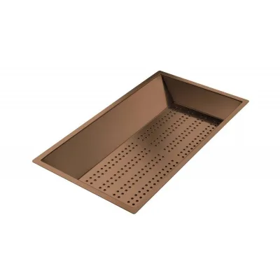Foster Vaschetta forata 8151 008 finitura acciaio PVD copper da 38x21.5 cm