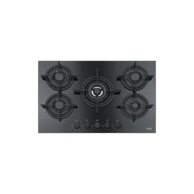 PRONTA CONSEGNA - Franke: Piano cottura a gas Mythos FHCR 755 4G TC HE BK C 106.0374.283 finitura cristallo nero da 75 cm