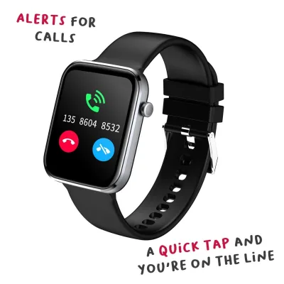 CELLY 1.69 SQUARE SMARTWATCH WATCH BLACK TRAINERWATCHBK