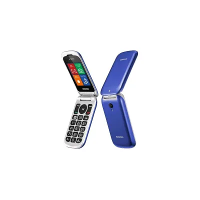 BRONDI STONE+ DUAL SIM 2.4" CLAMSHELL FLIP ATTIVO FOTOCAMERA TASTI CHIAMATA DIRETTA TORCIA ITALIA BLUE
