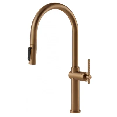 Gessi Miscelatore monocomando Habito 60872 726 finitura Warm Bronze Brushed PVD