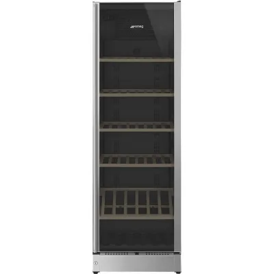 Smeg Cantina vino a libera installazione SCV115G finitura acciaio inox da 60 cm