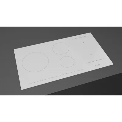 Fulgor Piano cottura a induzione FSH 905 ID TS WH 1 in vetroceramica bianco da 90 cm