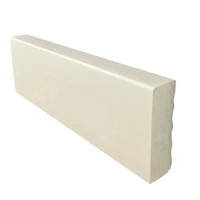 Battiscopa Cornice Parete in duropolimero bianco 2000x20x10mm (minimo 5pz)