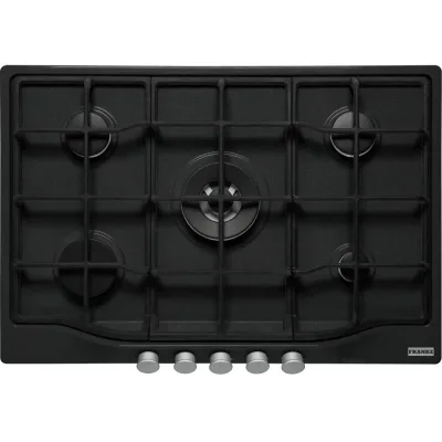 Franke Piano cottura a gas Country 750 FCH 755 4G TC C 106.0696.857 finitura nero da 75 cm