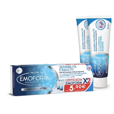 Emoform Sensibilità e Smalto 75 Ml Bipack