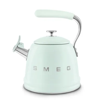 Smeg Bollitore a fischio WKF01PG finitura verde pastello - IN PROMOZIONE FINO AL 30/06