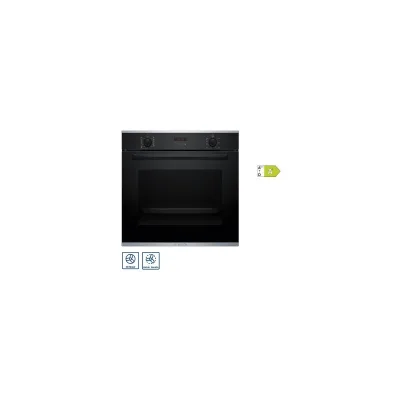 PRONTA CONSEGNA - Bosch - Forno pirolitico da incasso HBA274BB3F finitura vetro nero da 60 cm - Serie 4