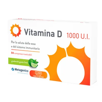 Metagenics Vitamina D 1000 UI Integratore Vitaminico 84 Compresse