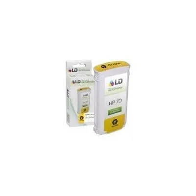 CARTUCCIA COMPATIBILE HP DESIGNJET Z2100 HP 70 C9454A GIALLO