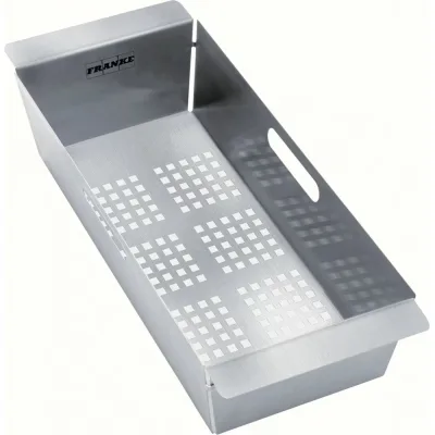 Franke Vaschetta forata 112.0057.214 in acciaio inox da 15x32.5 cm