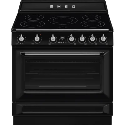 Smeg S Cucina TR90IMBL con forno termoventilato e piano cottura induzione finitura nero da 90x60 cm - PROMOZIONE ATTIVA FINO AL 19/10