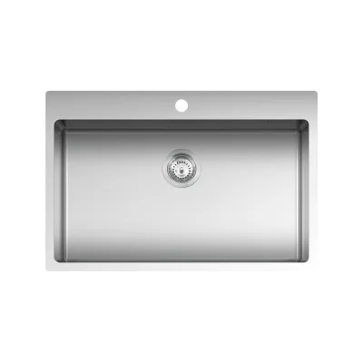 Barazza Lavello una vasca B_SMART 1LBS81 finitura inox satinato da 76x50.5 cm - IN PROMOZIONE FINO AL 6/07