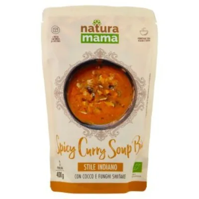 Natura Mama Spicy Curry Soup Bio 400 g zuppa