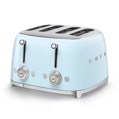 Smeg Tostapane 4x4 TSF03PBEU finitura azzurro