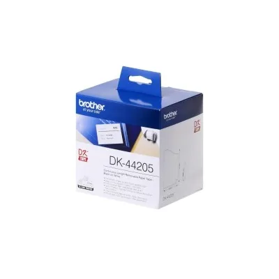ETICHETTE ORIGINALE BROTHER DK44205 DK-44205 30,48mm 62mm CON SUPPORTO