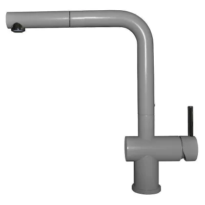 Elleci Miscelatore monocomando con canna girevole e doccetta estraibile STREAM PLUS MGKSTP48 finitura G48 cemento